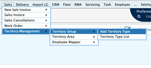 Creating Territory Types
